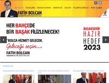 Tablet Screenshot of fatihbolcan.com